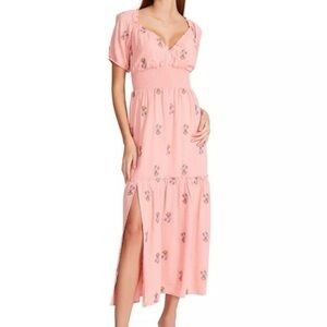 NWT Betsey Johnson Embroidered Midi  Dress - Size S | Elegant & Feminine